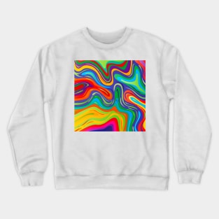 Brilliant Rose and Blue Violet Inkscape Crewneck Sweatshirt